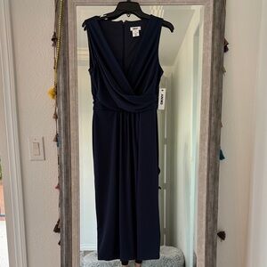 DKNY Deep Blue Midi Dress